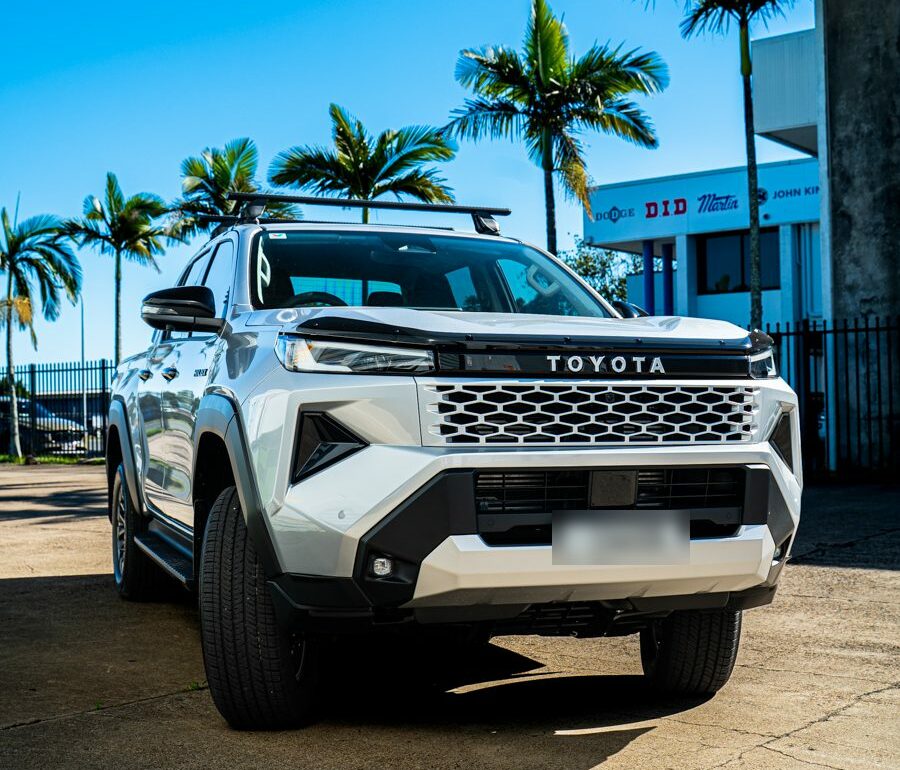 Toyota Hilux ceramic coating white SR5