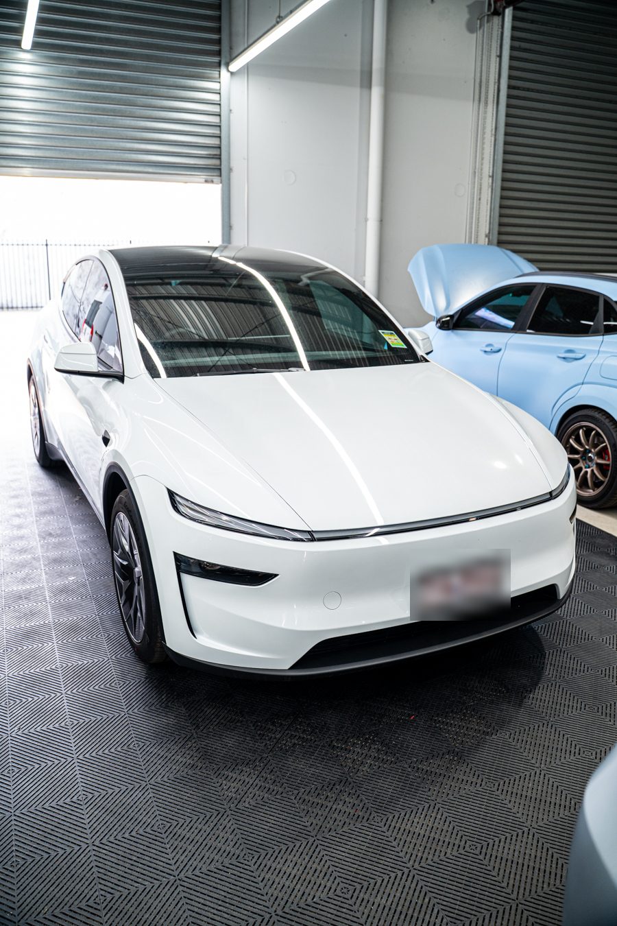 NEW Tesla Model Y L White PPF & Tint